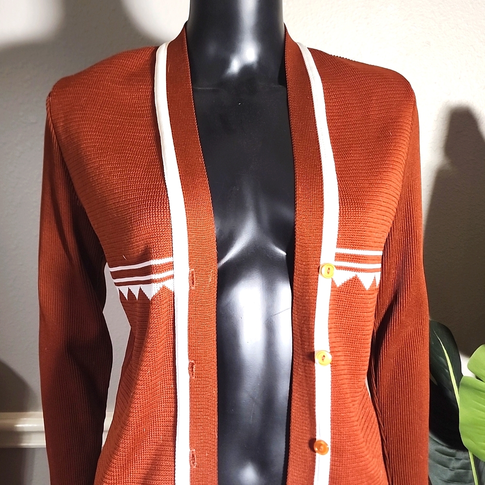 A Beautiful Button Down Sweater Top - image 2